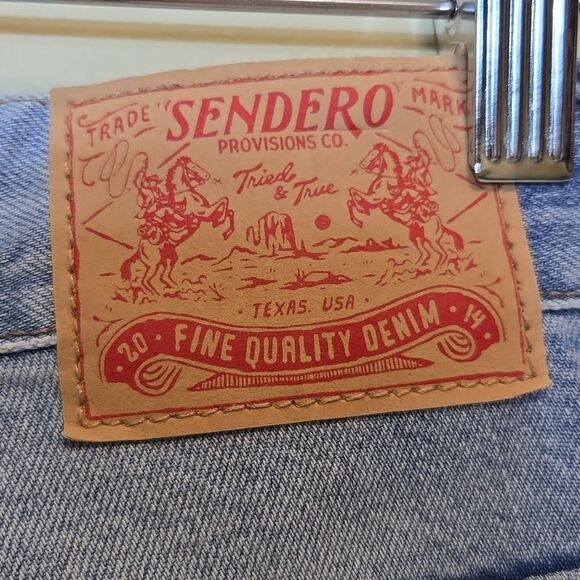 Sendero The Maria Jeans Size 27 Wide Leg High Rise Cowgirl Western Rodeo Cotton - Picture 15 of 16
